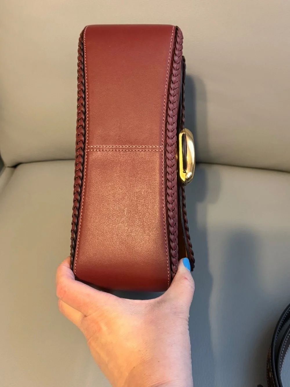 Coach Suede Soft Tabby and Wallet Braid Detail - Picture 8 of 16